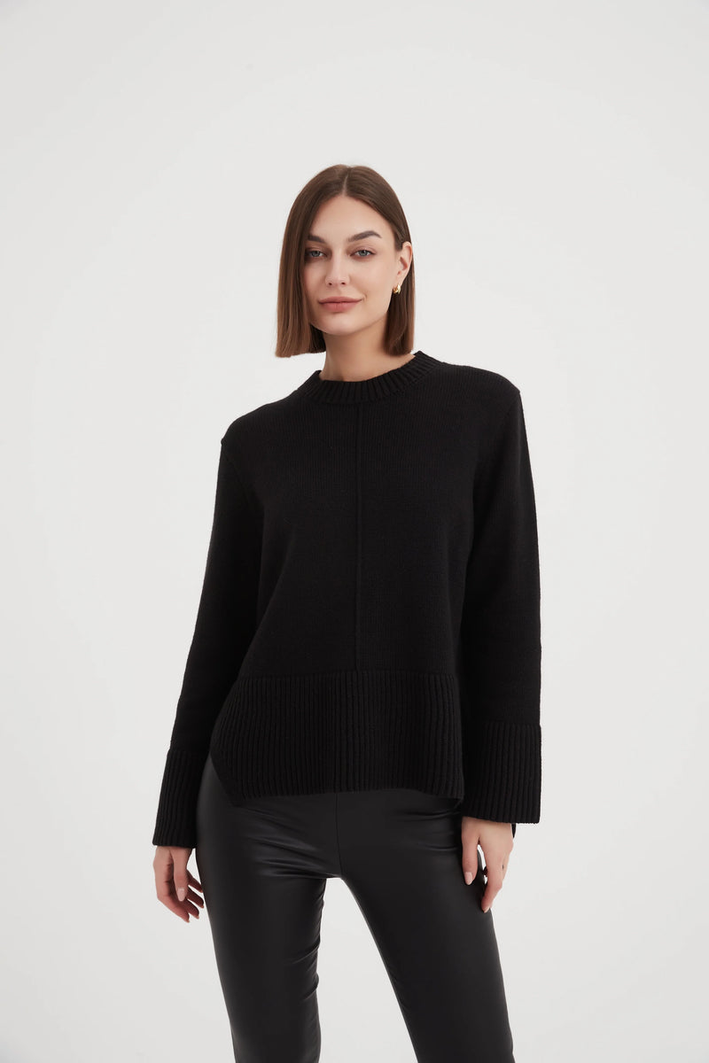 Tirelli Deep Split Knit Jumper