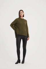 Tirelli Deep Split Knit Jumper