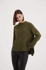 Tirelli Deep Split Knit Jumper