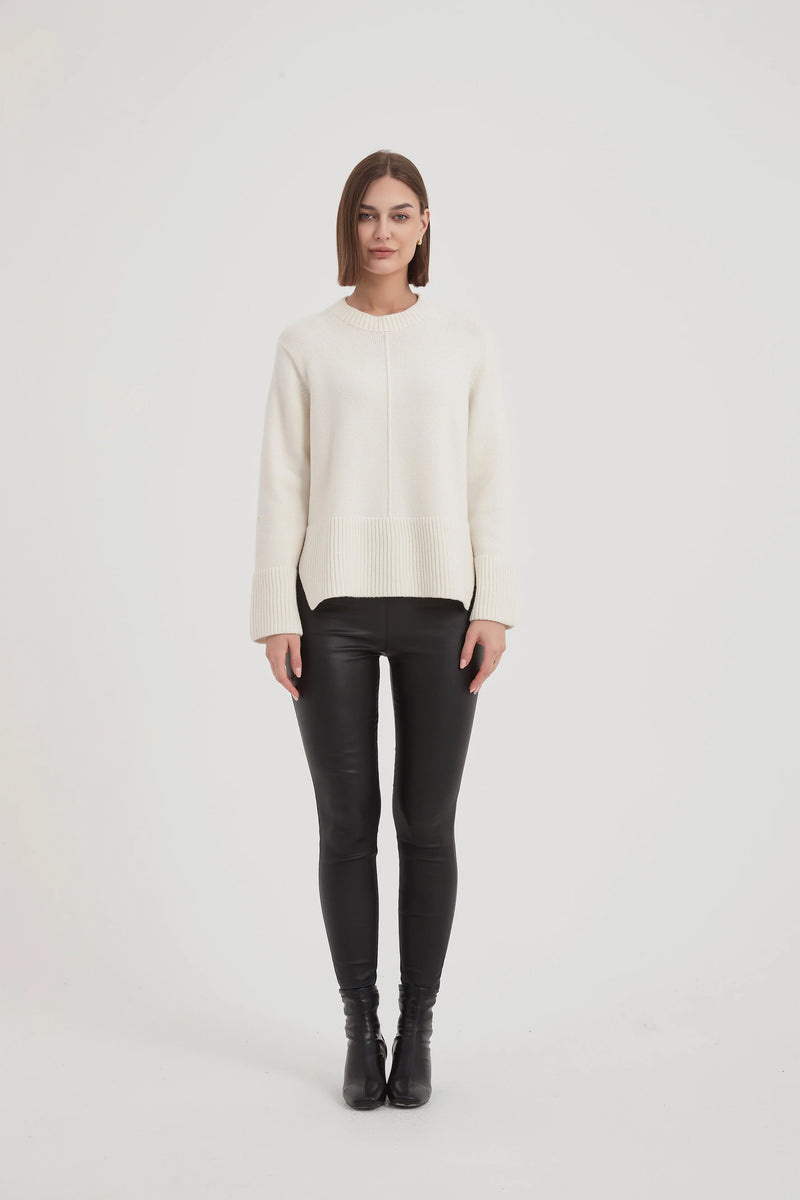 Tirelli Deep Split Knit Jumper