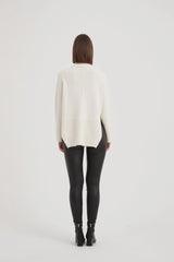 Tirelli Deep Split Knit Jumper