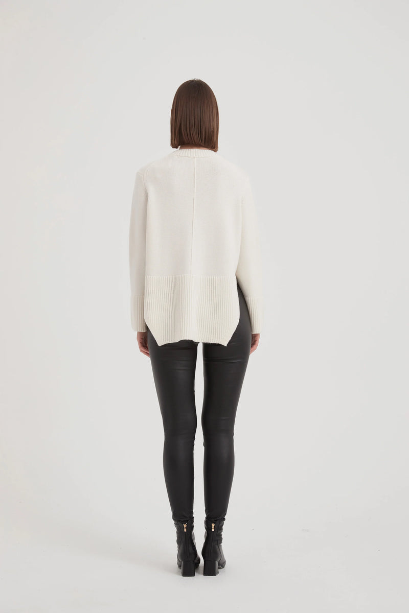 Tirelli Deep Split Knit Jumper