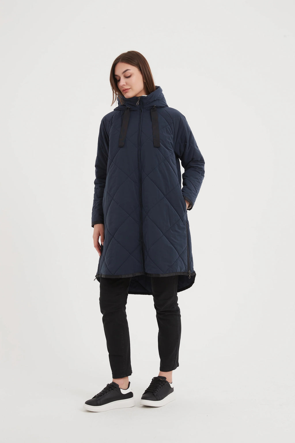 Tirelli Zip Hem Winter Coat – MODA In Fashion