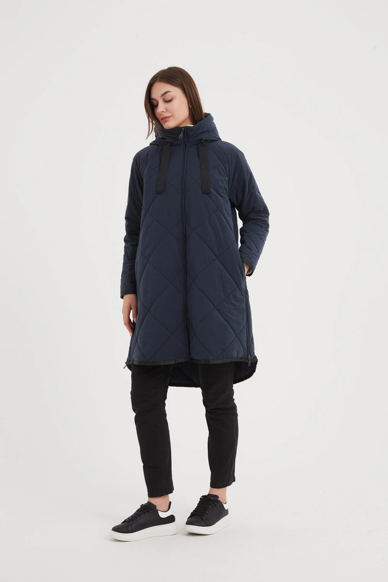 Tirelli Zip Hem Winter Coat