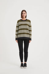 Tirelli Stripe Contrast Knit Jumper