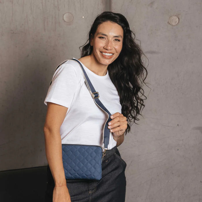 Tribeca Quilted Kiara Crossbody/Clutch