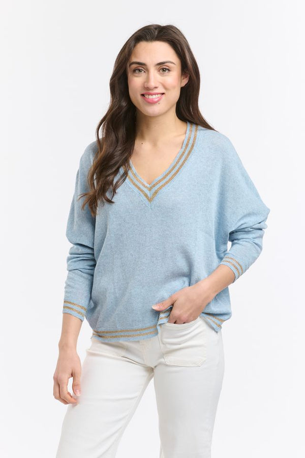 Italian Star Lurex College Knit