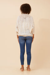 Caroline Morgan Crochet Cardigan