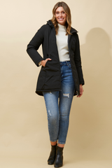 Caroline Morgan Reversible Hooded Puffer Coat