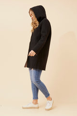 Caroline Morgan Zip Front Hooded Jacket