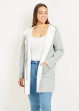 Caroline Morgan Zip Front Hooded Jacket