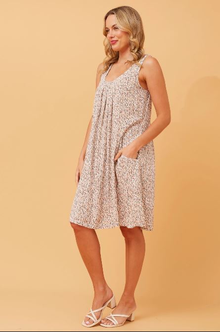 Caroline Morgan Floral Shift Dress