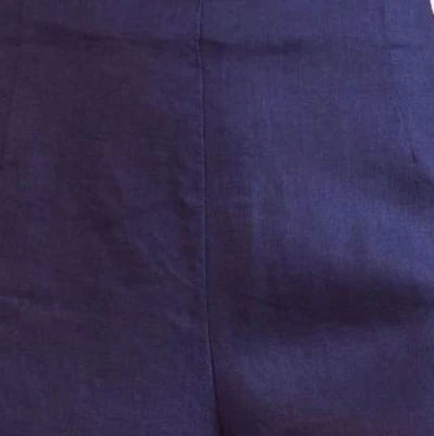 See Saw 100% Linen 7/8 Flat Front Pant