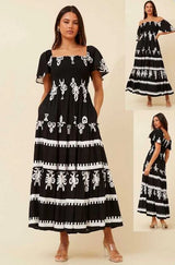 Caroline Morgan BoHo Maxi Dress