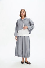 Tirelli Wide Crop Gingham Overshirt