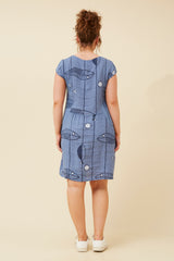 Bottega Linen Shift Dress