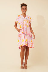 Caroline Morgan Tiered Dress