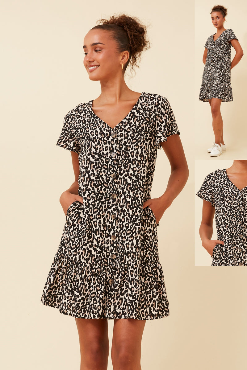 Caroline Morgan Printed Dress