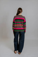 Fields Multi Stripe Merino Blend Pullover