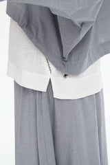 Tirelli Wide Crop Gingham Overshirt