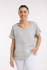 Love From Italy Short Sleeve Calypso Top