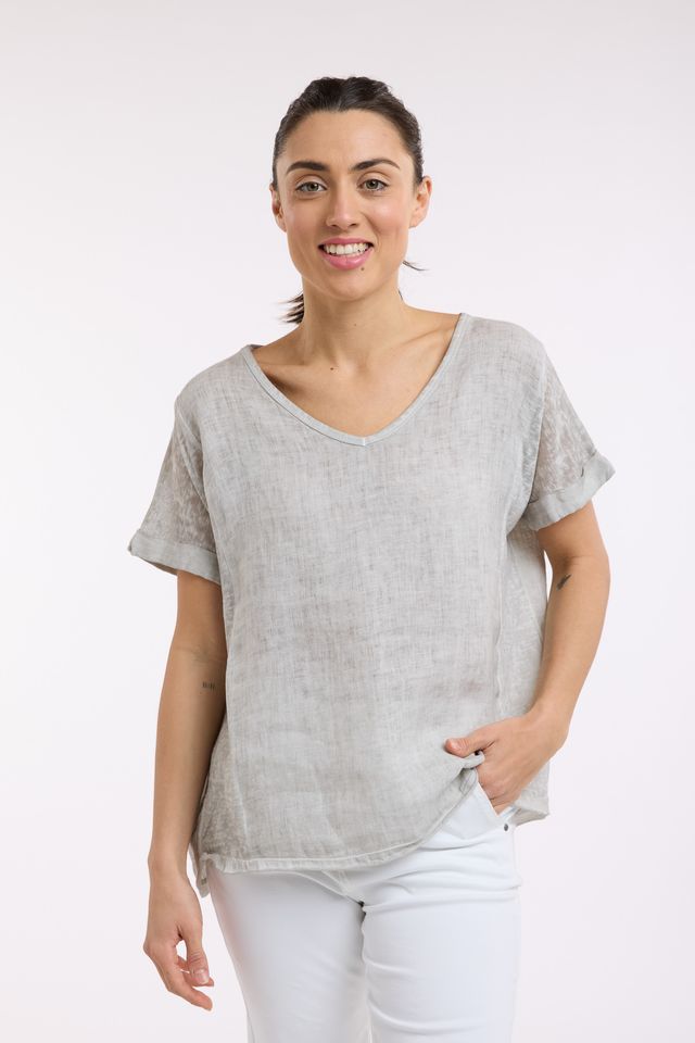 Love From Italy Short Sleeve Calypso Top