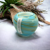 Globe Blue Swirl - Sea Salt Moss