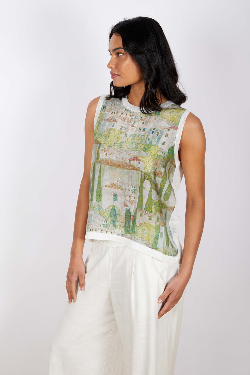 JJ Sisters Linen Silk Top