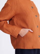 Yarra Trail Panelled Linen Jacket