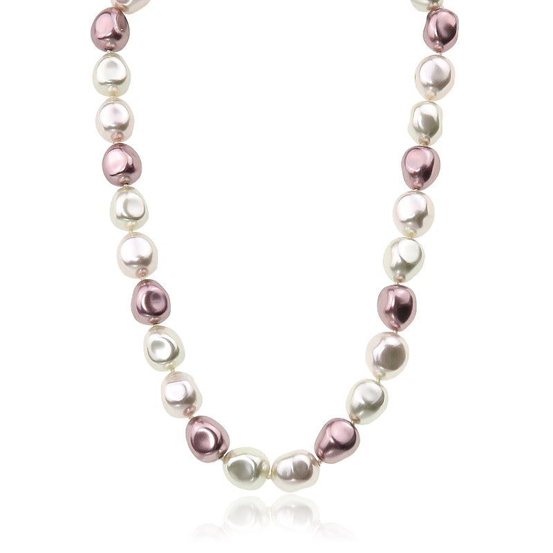 Jantan Glass Baroque Pearl Necklace