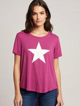 Caroline Morgan Star Print Tee