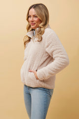 Caroline Morgan Zip Fluffy Jacket