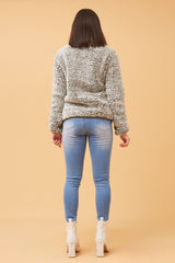 Caroline Morgan Faux Fur Teddy Jacket