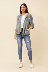 Bottega Paisley Printed Hoodie