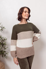 See Saw Australian Wool Blend Stripe Sweater