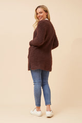 Caroline Morgan Eyelash Knit Cardigan