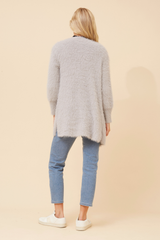 Caroline Morgan Eyelash Knit Cardigan