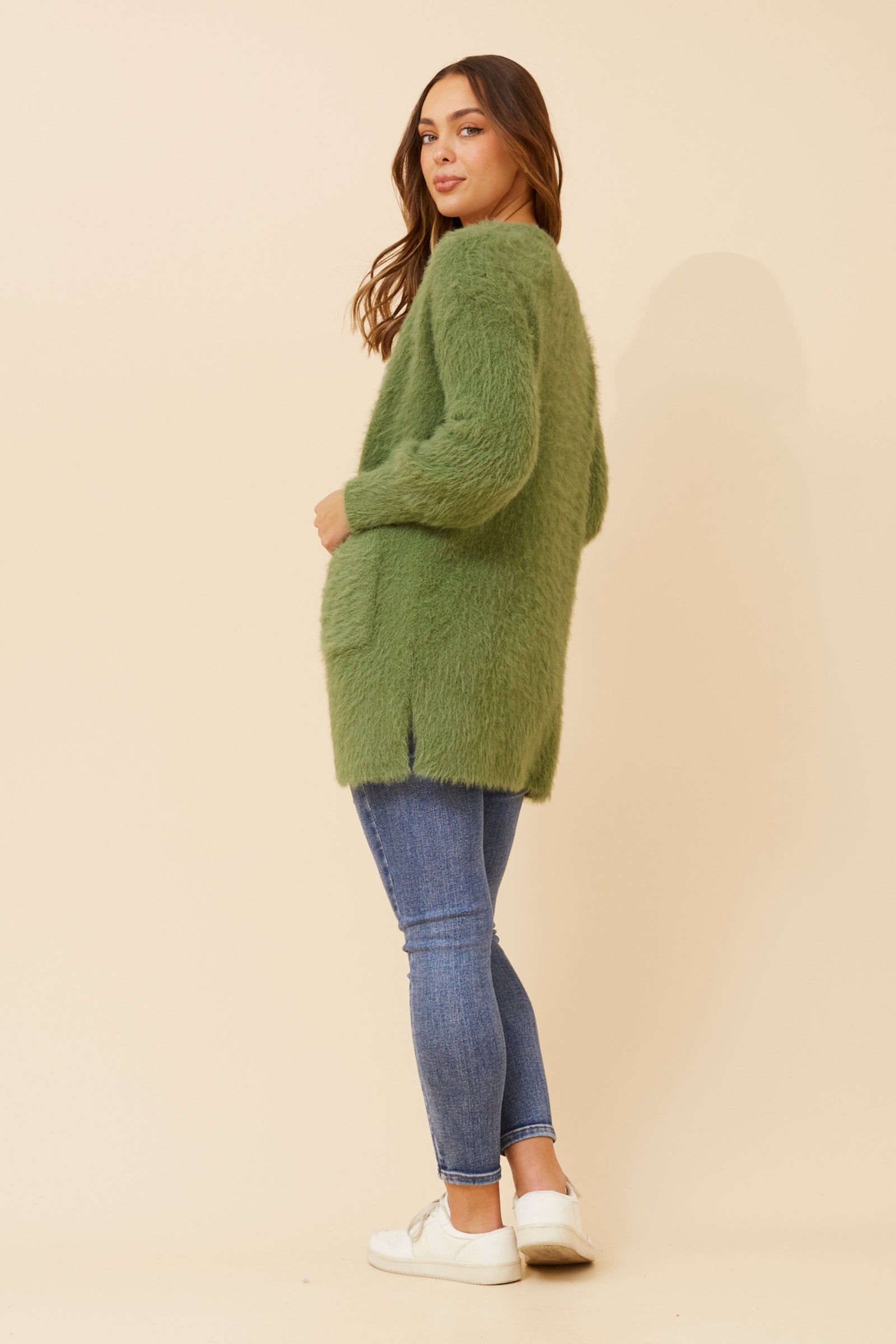 Caroline Morgan Eyelash Knit Cardigan – MODA In Fashion
