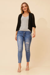 Bottega Crochet Lurex Cardigan