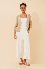 Bottega Crochet Lurex Cardigan