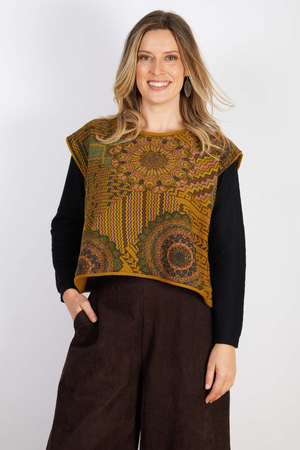 JJ Sisters Cotton Recycled Fiber Vest