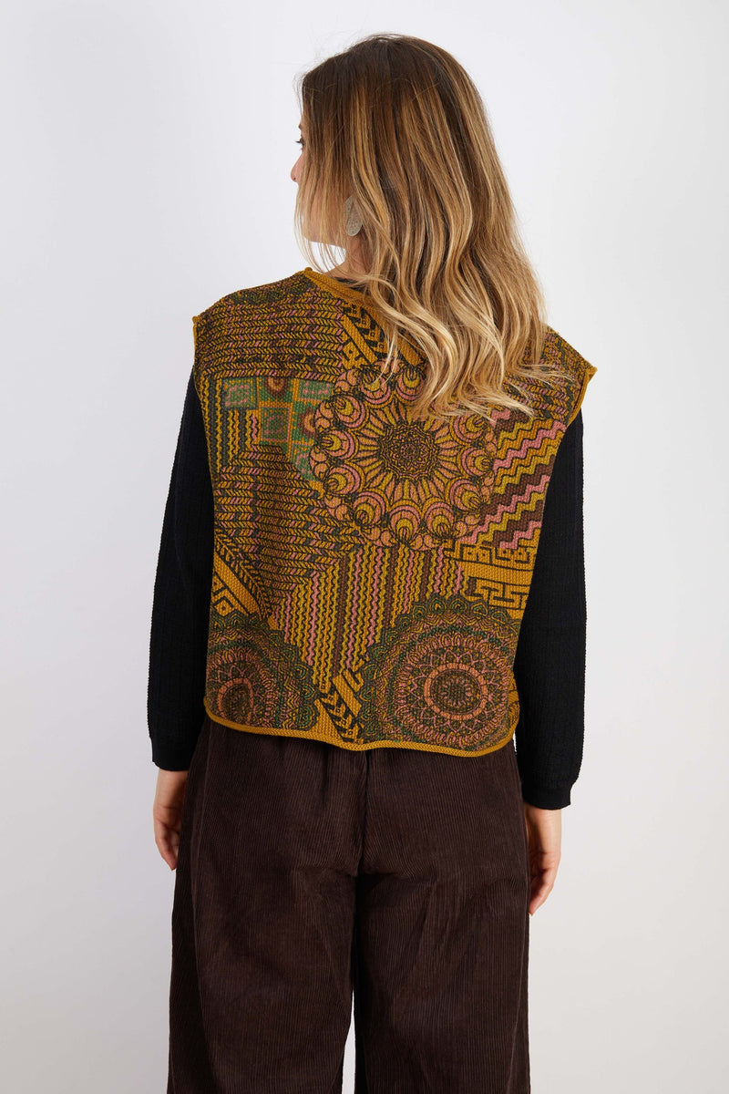 JJ Sisters Cotton Recycled Fiber Vest