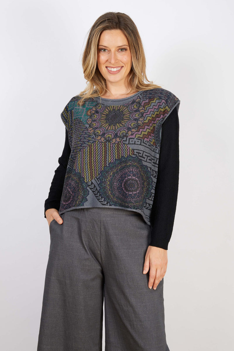 JJ Sisters Cotton Recycled Fiber Vest