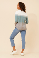 Caroline Morgan Colour Block Knit Jumper