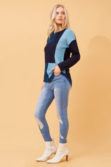 Caroline Morgan Colour Block Jumper