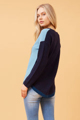 Caroline Morgan Colour Block Jumper