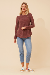 Caroline Morgan Button Detail Jumper