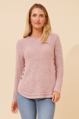 Caroline Morgan Button Detail Jumper