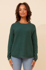 Caroline Morgan Side Zip Jumper