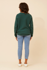 Caroline Morgan Side Zip Jumper